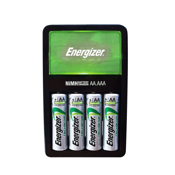 Cargador Energizer AA -AAA 4 PUESTOS