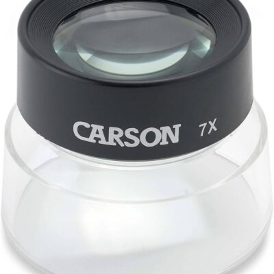 "Lupa Lumiloupe Carson 7X LL-77 con Luz LED - Herramienta Profesional para Detalle Extremo