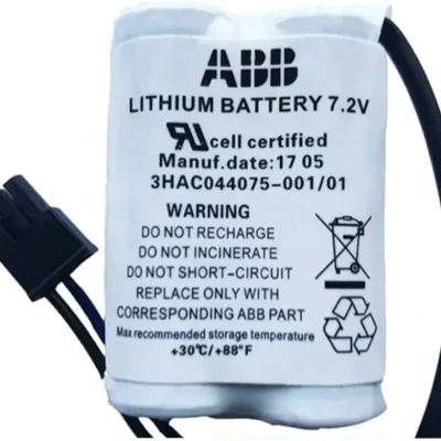 Pila ABB 3HAC044075-001/01 7.2V 3600mAh para Robot CPU SMB