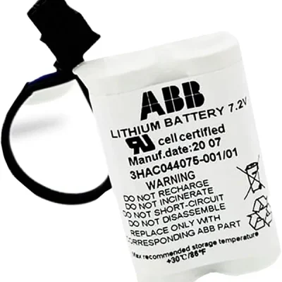 Pila ABB 3HAC044075-001/01 7.2V 3600mAh para Robot CPU SMB